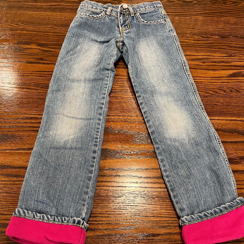 The Children's Place Pink Fleece-lined Jeans